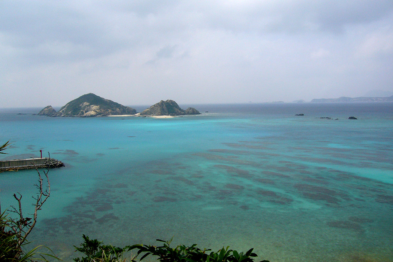 渡嘉敷島、阿波連からの景色